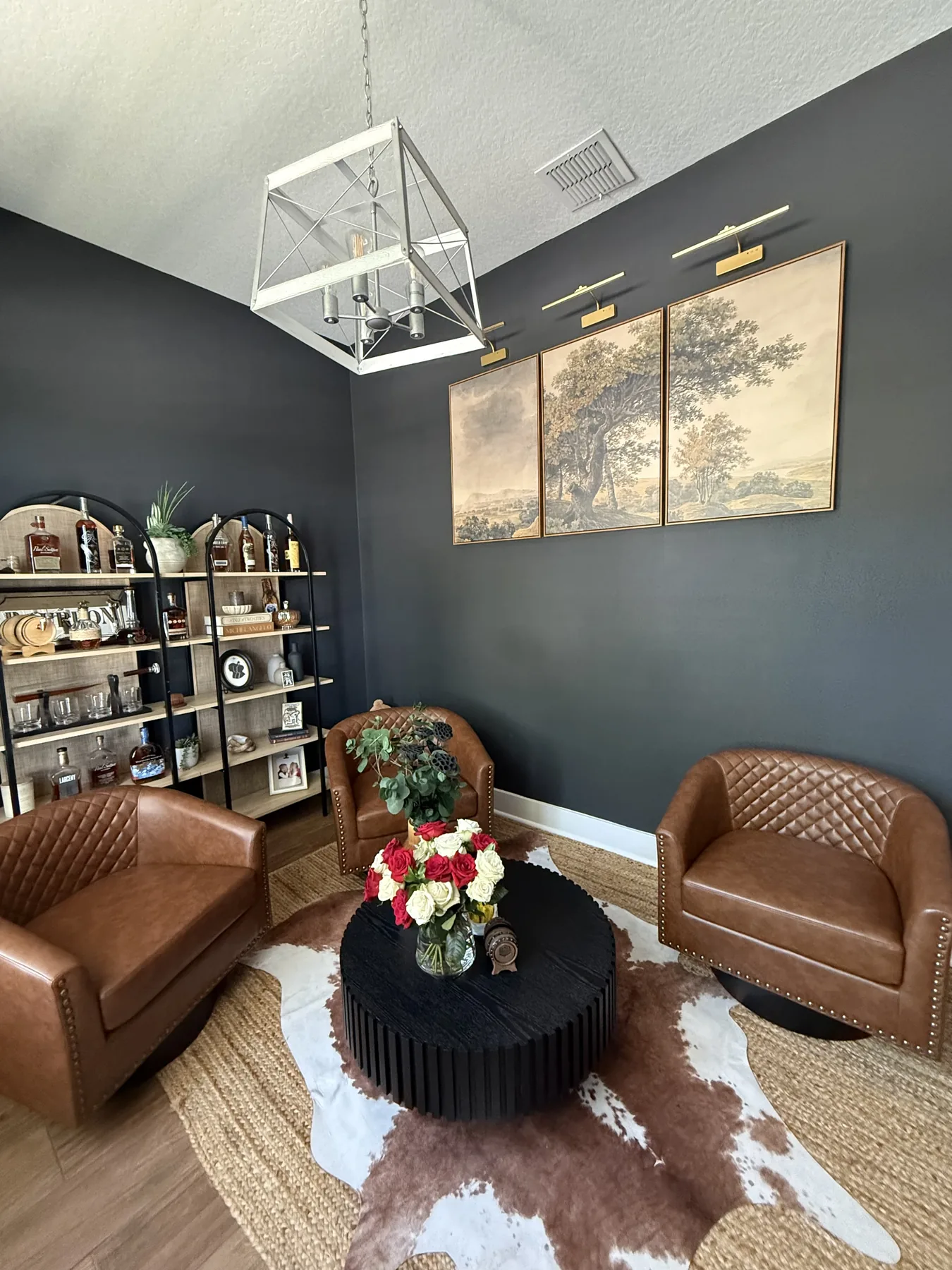 Bonus room remodel with new flooring and finishes in Central Florida