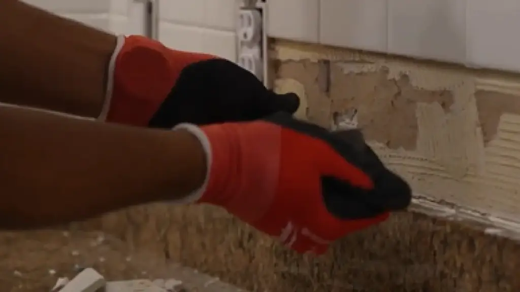 contractor working on bathroom