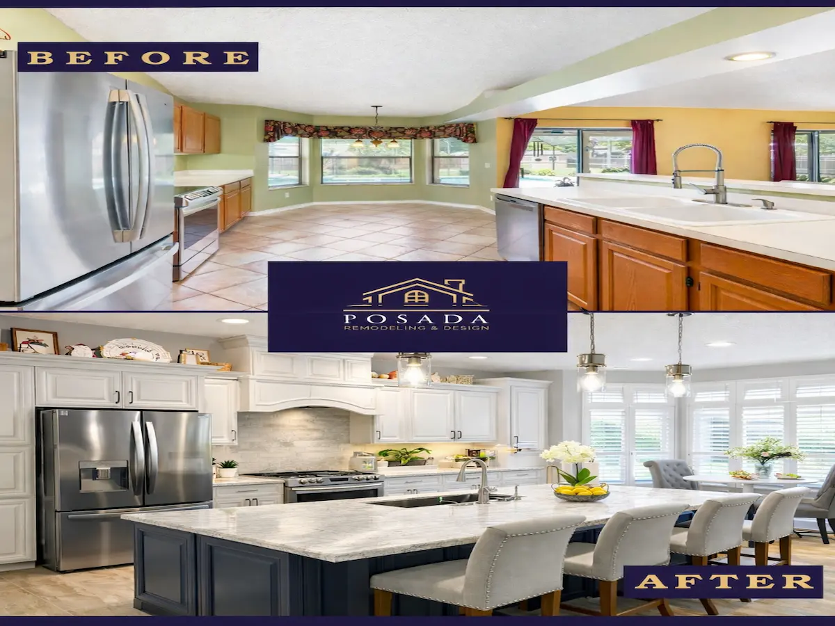 before and after kitchen remodel lake mary florida